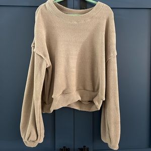 WORN ONCE Free People Cropped Sweater